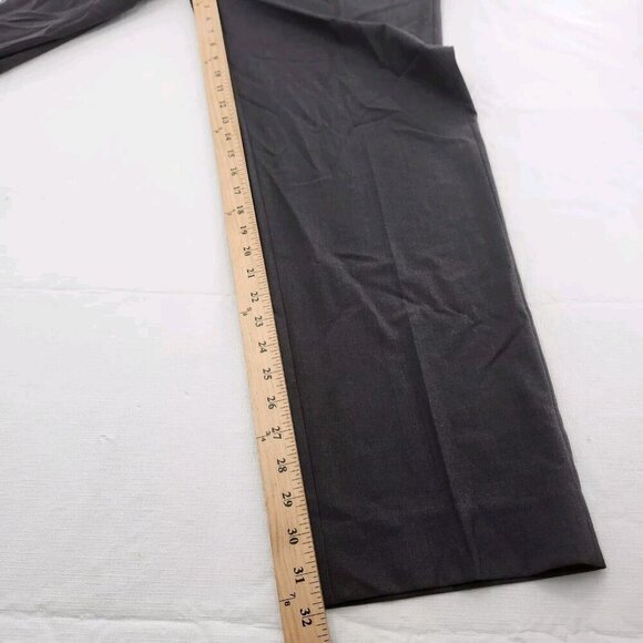 NAUTICA GAFF Charcoal Grey FLAT FRONT DRESS PANTS Mens Size 38W 32L - Picture 6 of 6